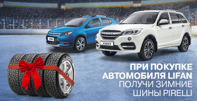 Зимние шины в подарок